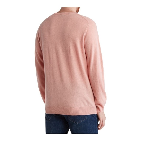 RODD & Gunn Merino Wool & Cashmere Crew Neck Sweater in light pink - Picture 2 of 15